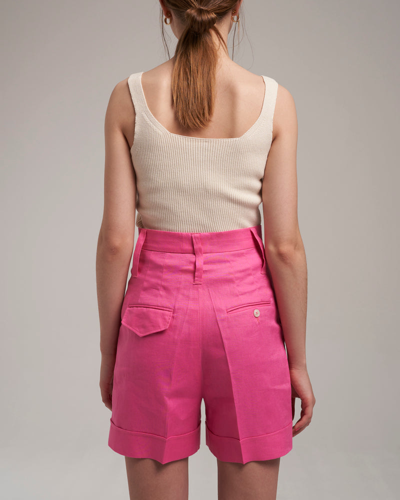 Linen Shorts "Marlene" - Peonie