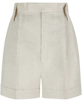 Linen Shorts "Marlene" - Sand