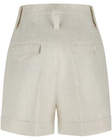 Linen Shorts "Marlene" - Sand