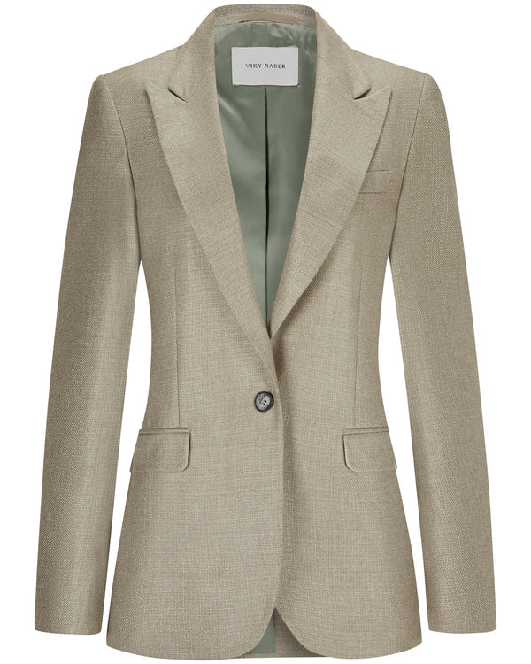 Loro Piana Blazer "Marlene" - Sandgrey