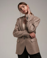 Loro Piana Blazer "Marlene" - Sandgrey