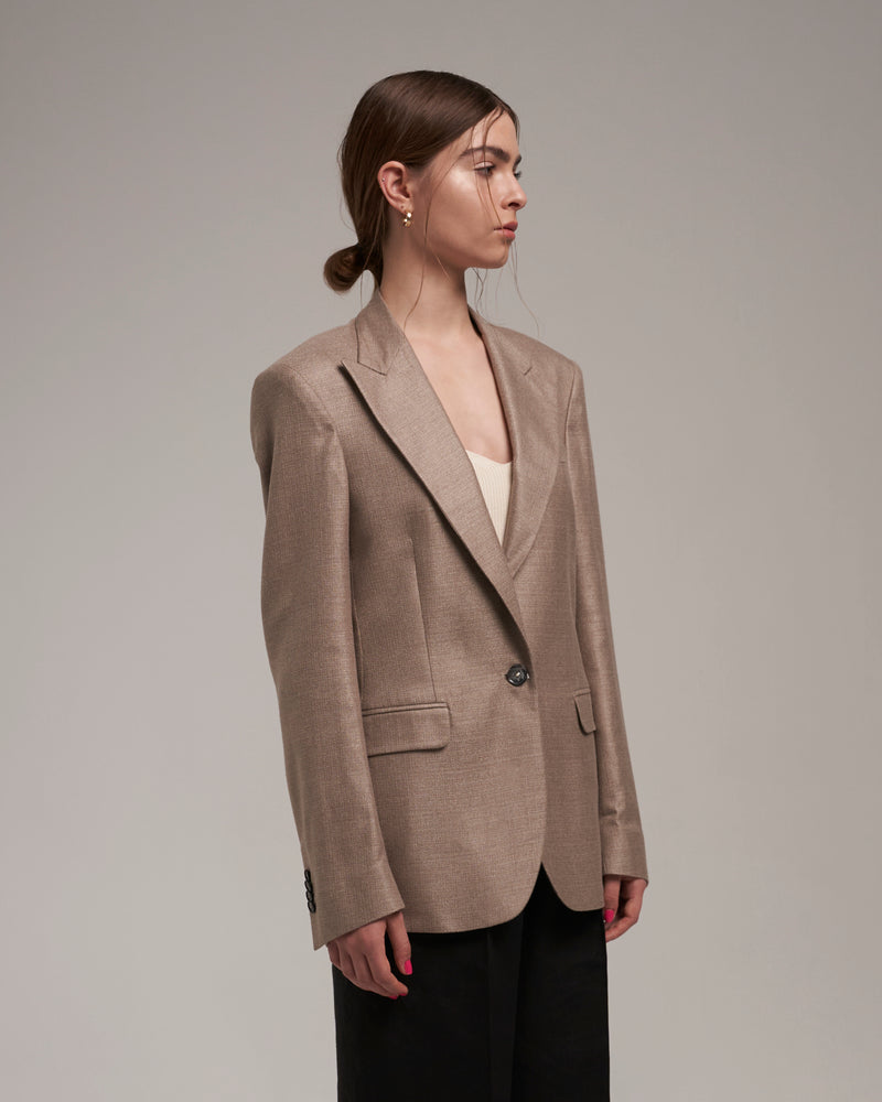 Loro Piana Blazer "Marlene" - Sandgrey