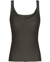 Knitted Top "Allegra" - Charcoal