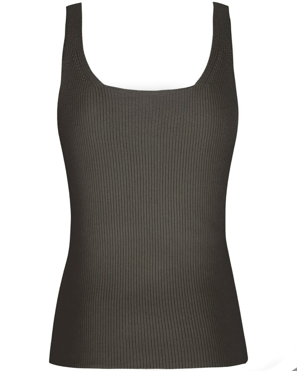 Knitted Top "Allegra" - Charcoal