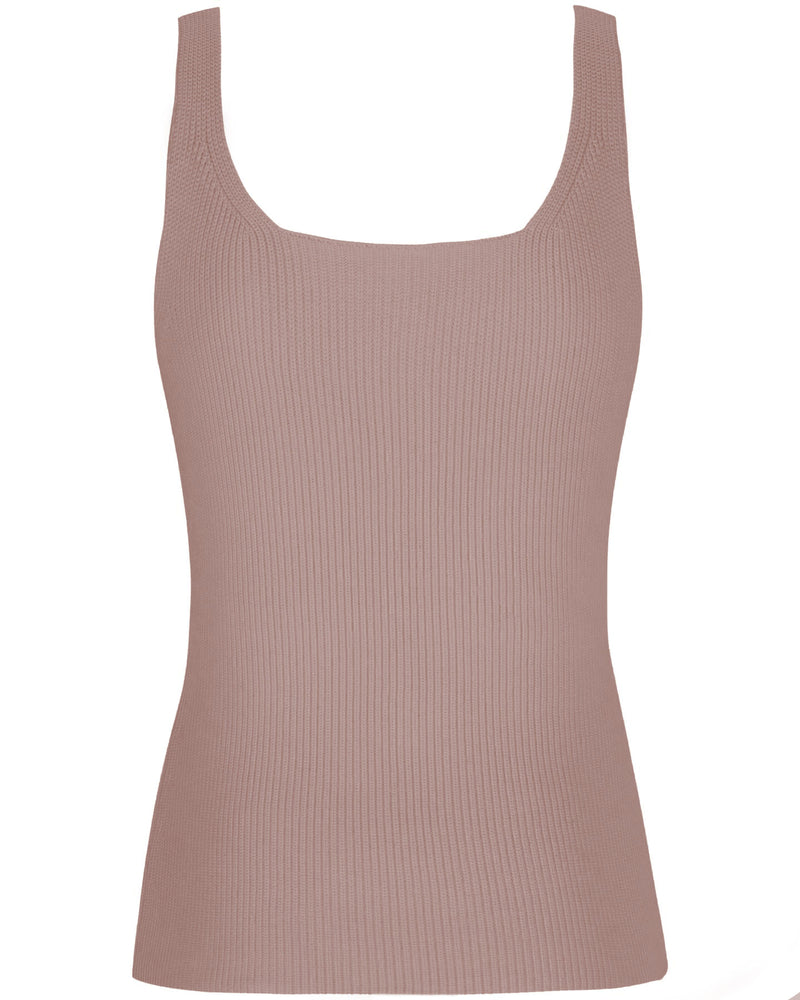 Knitted Top "Allegra" - Dusty Pink