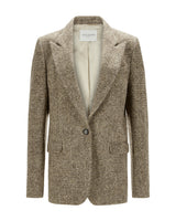 Wool Blazer "Marlene" - Tweed