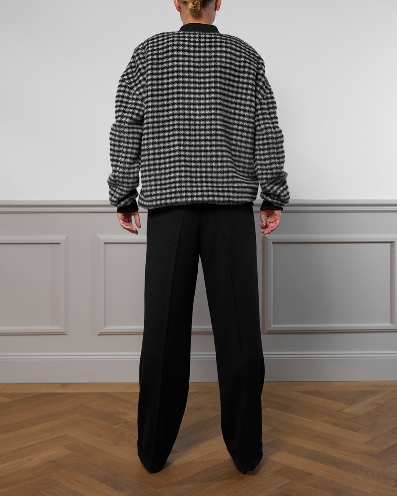Alpaca Bomber "Linda" - Black & White