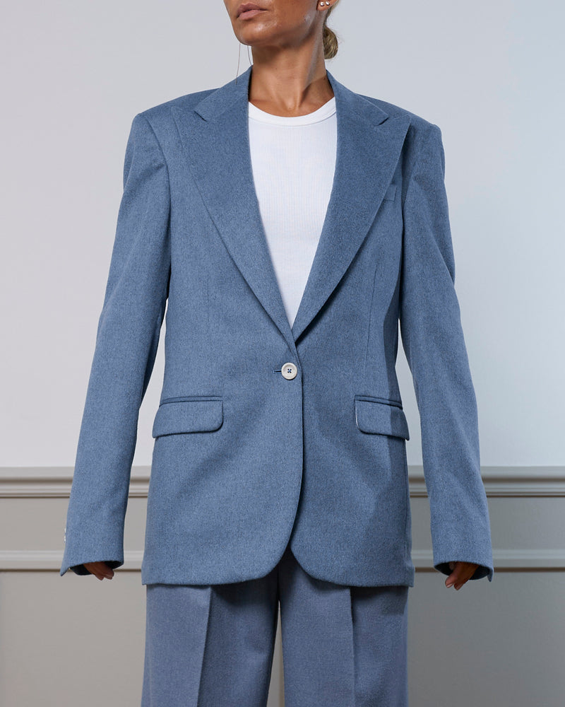 Cashmere Blazer "Marlene" - Blue