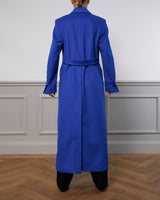 Virgin Wool Coat "Julia" - Royal Blue