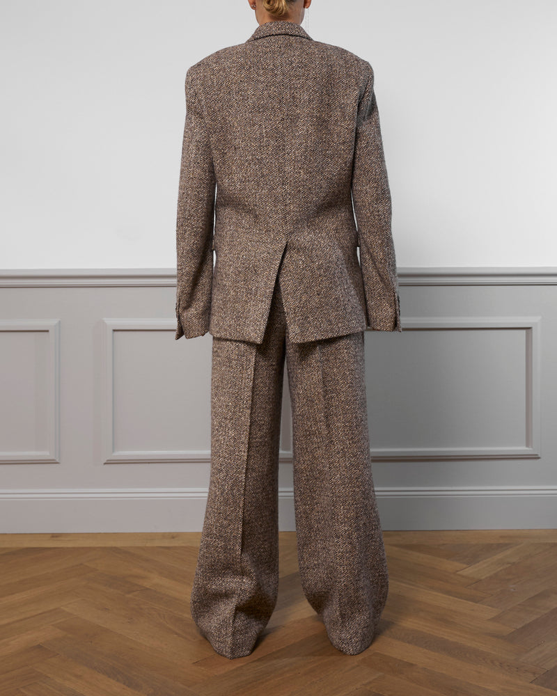 Wool Blazer "Marlene" - Tweed